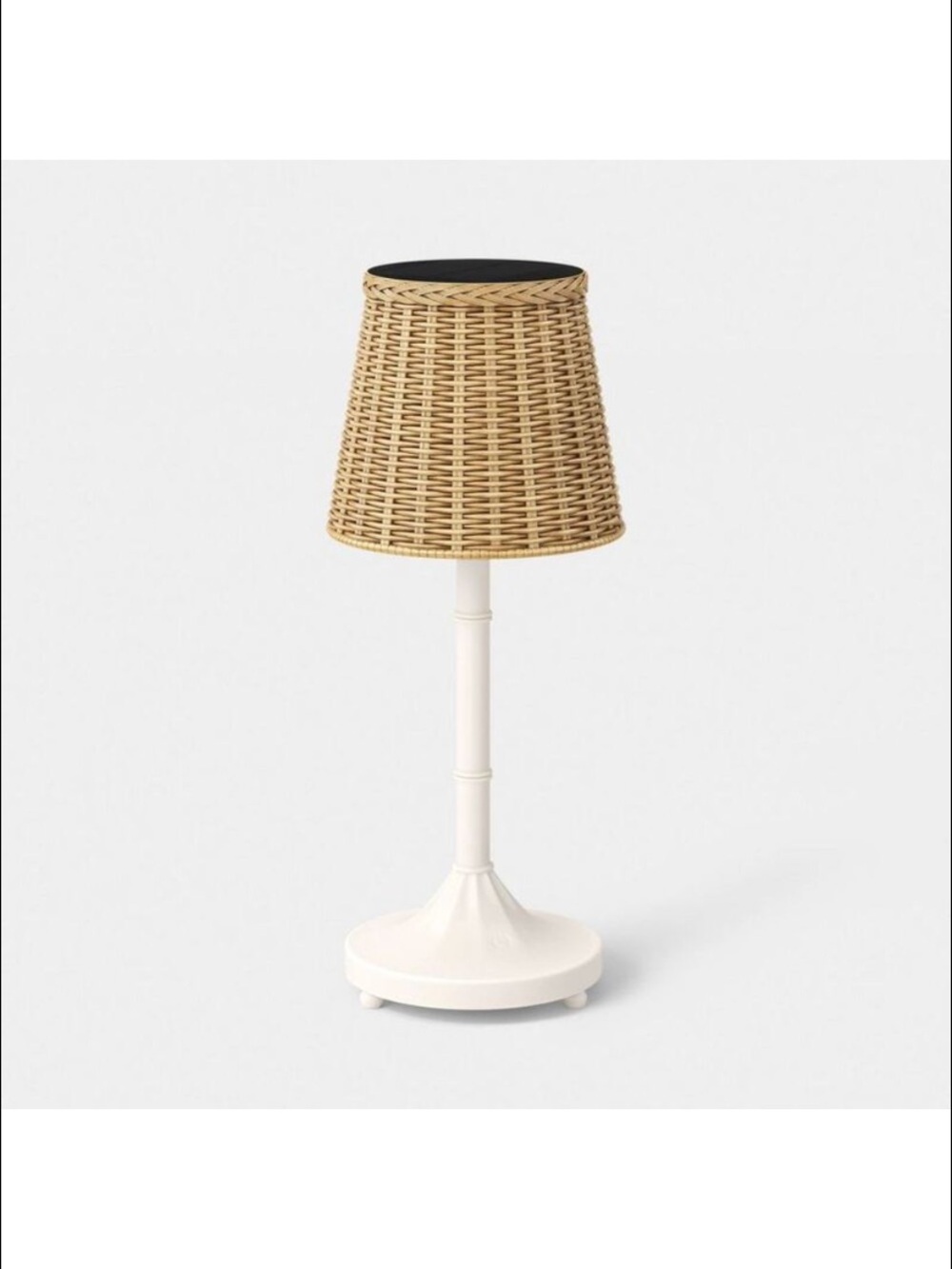 Threshold studio McGee Rechargeable Outdoor Patio LED Light Ivory